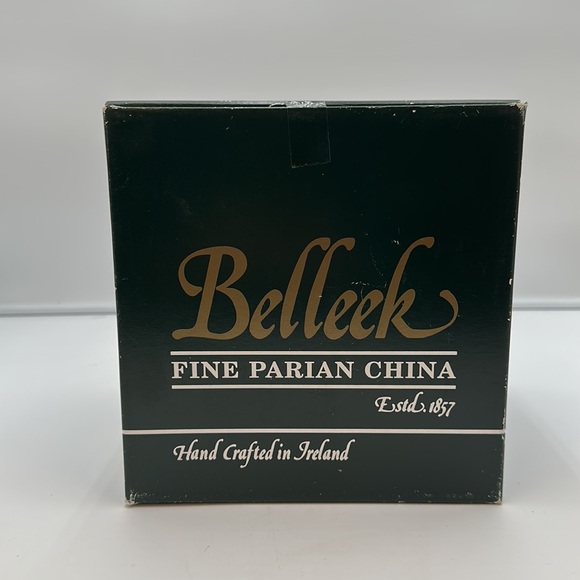 Belleek Heritage Collection Diamond China Biscuit Barrel/Jar - Picture 2 of 16